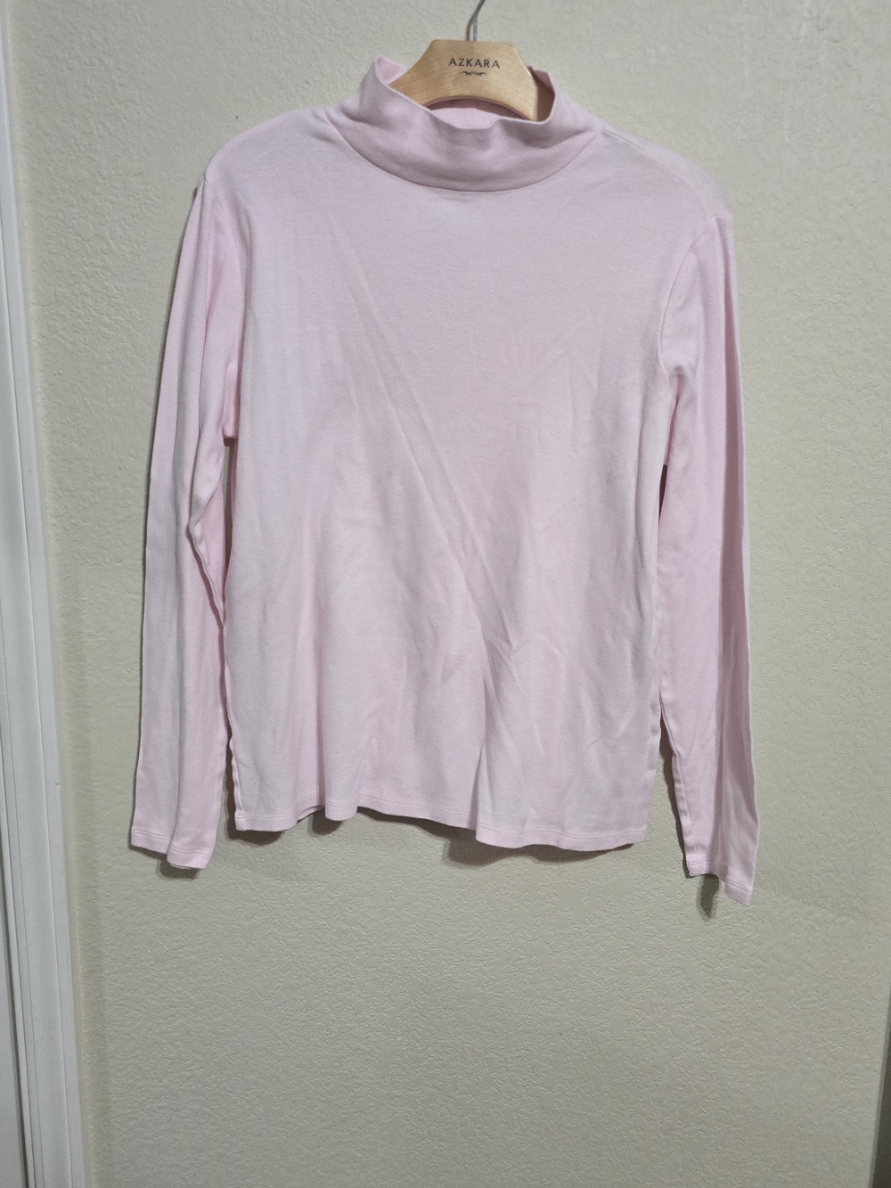 croft & barrow Pale Pink Long-Sleeve Turtleneck